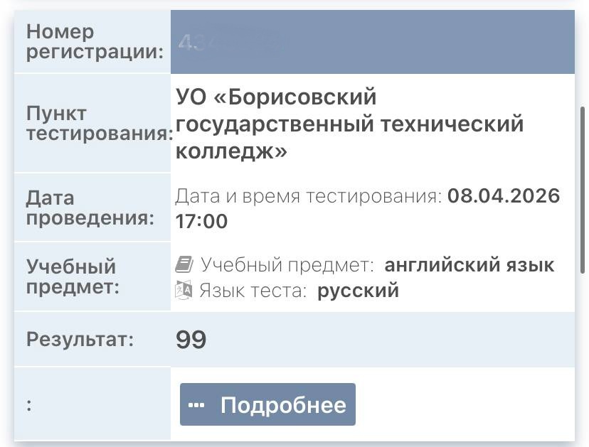 Х. Анна, 11 класс